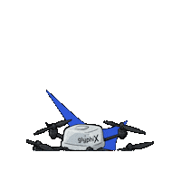GlyphixDroneShows space light show drone Sticker
