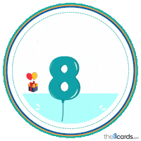 Happy Birthday Sticker by TheEcards.com