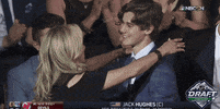 ice hockey hug GIF by NHL