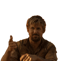 Ryan Gosling Yes Sticker by The Fall Guy