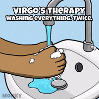 Wash Hands Therapy GIF by Wise Monkey Meme