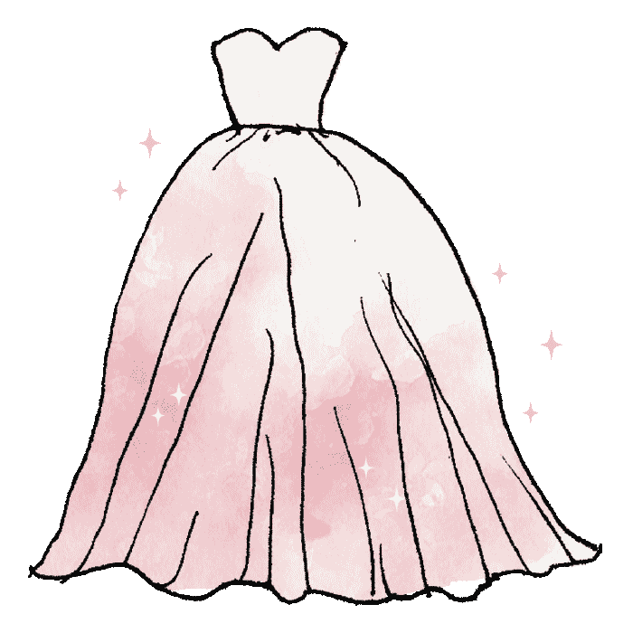 Wedding Dress Pink Sticker by ThePinkBride