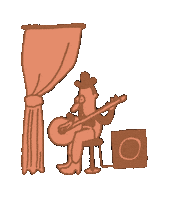 mitchfroelich music guitar concert stage Sticker