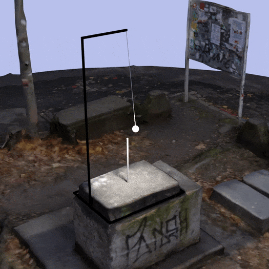 MauritsBoettger animation shadow contemporaryart pendulum GIF