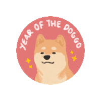 dog Sticker by Serious Studio
