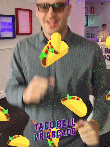 vrarcade GIF by Taco Bell VR Arcade
