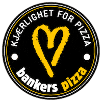 Kjærlighet For Pizza Sticker by Bankers Pizza