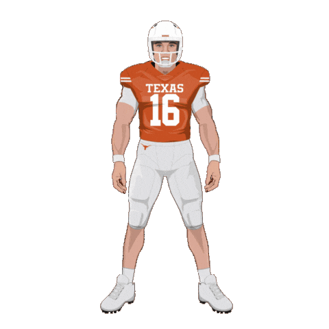 Manning College Football Sticker by SportsManias