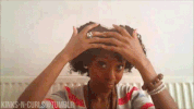 black hair GIF