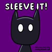 Glow Black Cat GIF by VeeFriends
