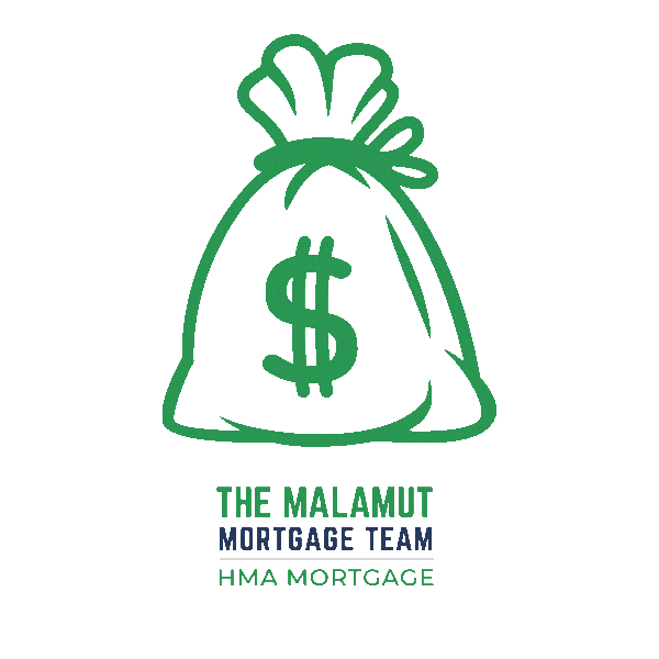 Moneybag Malamut Sticker by HMA Mortgage