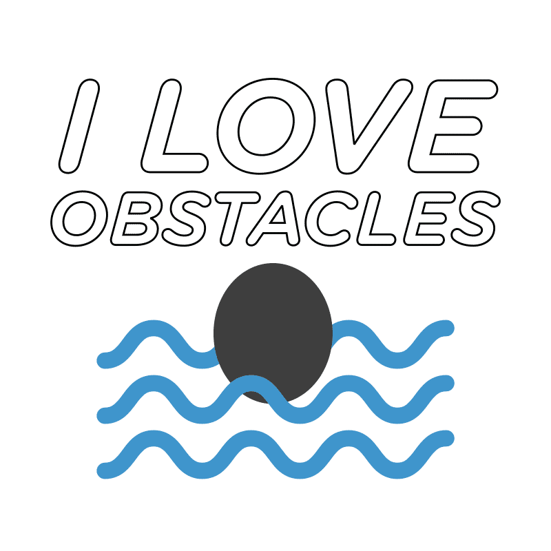 greg obstacles Sticker by Hawks Agency