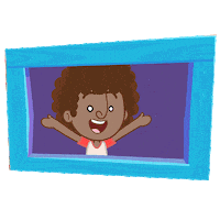 Animation Wave Sticker by Mundo Bita