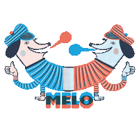 Melo Sticker