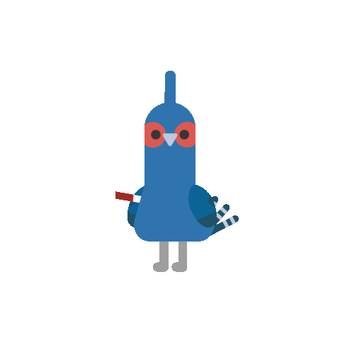 Fruit Ninja Bird Sticker by 黑啤 BEERU