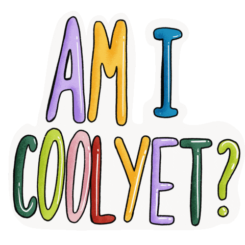 Stickers Am I Cool Yet Sticker
