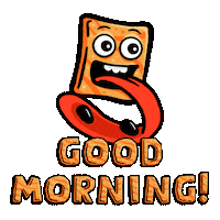 good morning Sticker by Cinnamon Toast Crunch