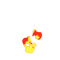 Fire Cartoon Sticker