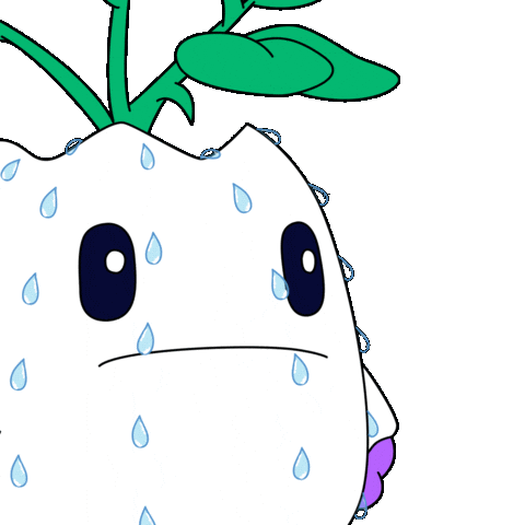 Nervous Panic Sticker by Magic Eden