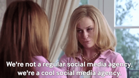 Champagne-Studio giphygifmaker social media mean girls social media agency GIF