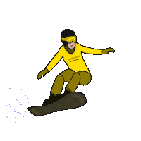 Winter Snowboarding Sticker by Holiday Region Dachstein Salzkammergut