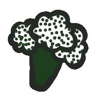 Broccoli Gemuse Sticker by Nadine Chaignat