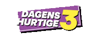 Dagens 3 Hurtige Sticker by UltraNyt