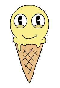 Happy Ice Cream Sticker by Santiagoz96