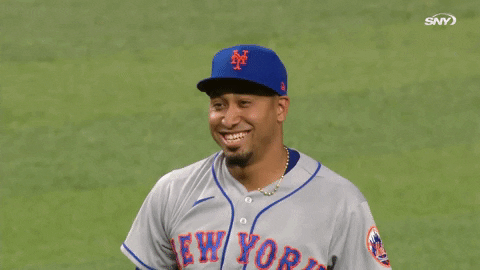 New York Mets Smile GIF by SNY