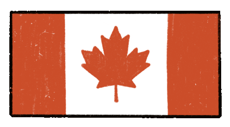 Canada Flag Sticker by maplefromcanadajp