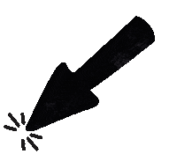 Arrow Click Sticker by Veganz