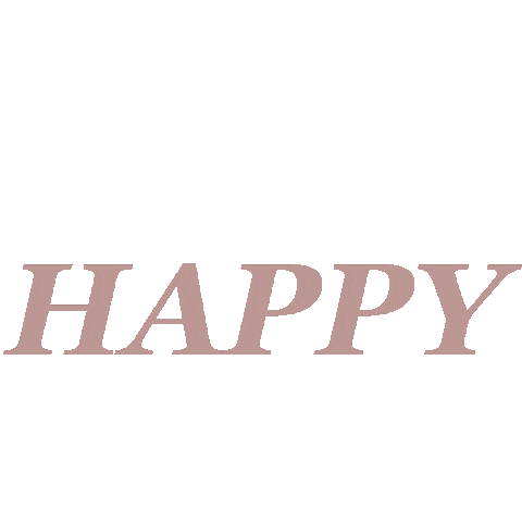 Happy Text Sticker