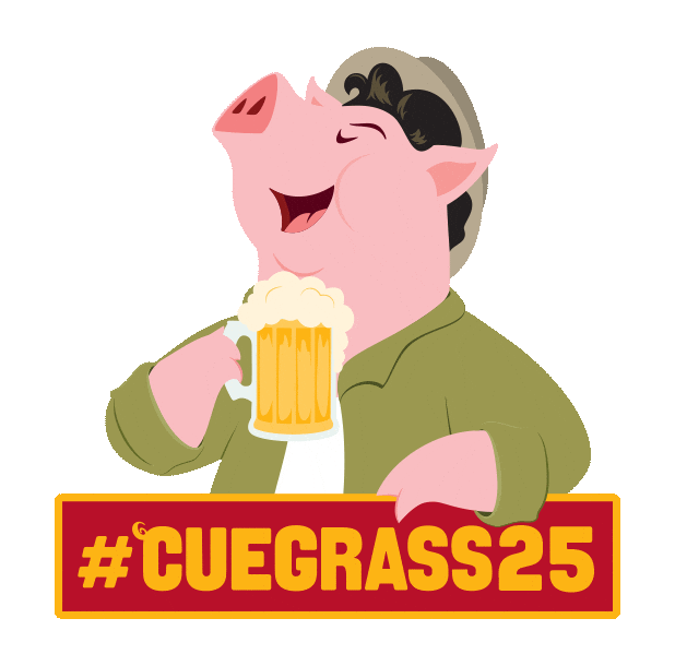 Cuegrass Sticker by The Pit BBQ