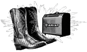 Country Music Amp Sticker by Ariat