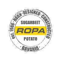 ropamaschinenbau tiger potato ropa bavaria Sticker