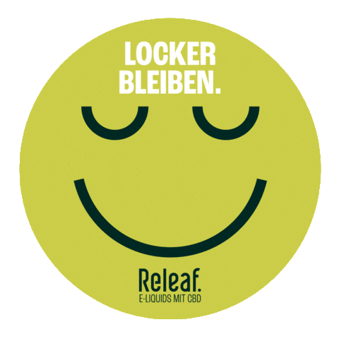 releafliquids giphyupload cbd vaping dampfen Sticker