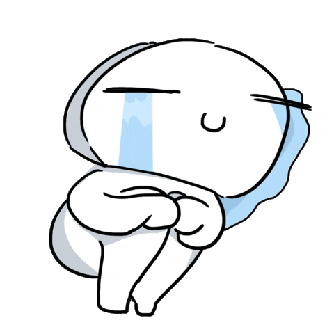 Sad Cry Sticker