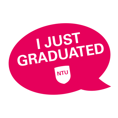 Graduation Ntu Sticker by Nottingham Trent University