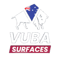 Australia Flag Sticker by Vuba Resin Products