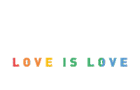Love Is Love Pride Sticker by Frankly Bubble Tea