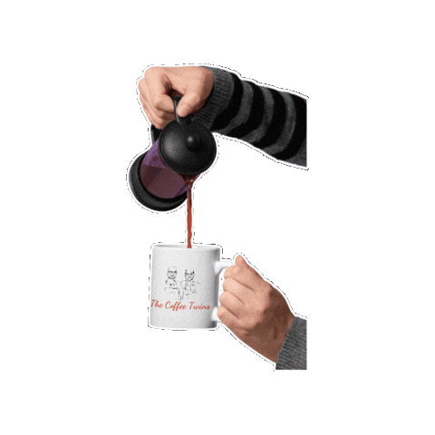 Coffee Time Morning Sticker by The Coffee Twins