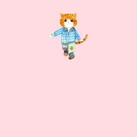 Cat Watercolor GIF