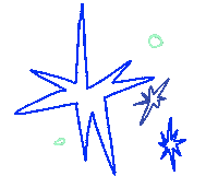 Star Sticker by haenaillust