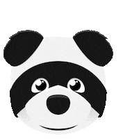 hogeschoolpxl college panda looking right Sticker