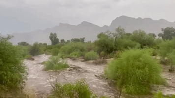 Floodwaters Flow Through Tucson as Flash Flood Watch Remains in Place
