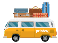 Printex travel vw vwbus printex Sticker