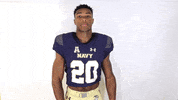 Navy Football Dakare Coston GIF by Navy Athletics