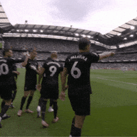 Celebration Hug GIF by Tottenham Hotspur