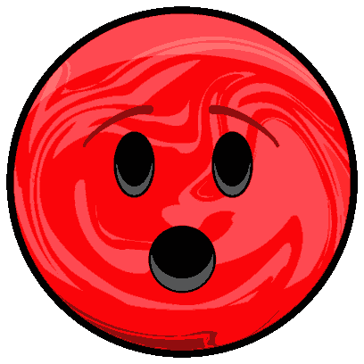 angry bowling ball Sticker by Bowlero
