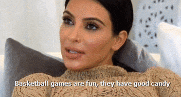 Kim Kardashian Basketball GIF